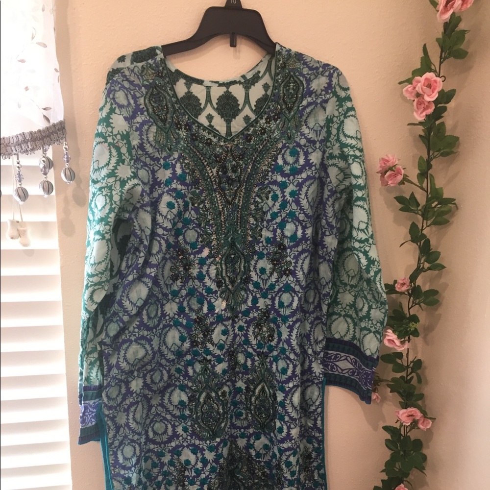 ❌❌SOLD❌❌Pakistani designer Shalwar duppata